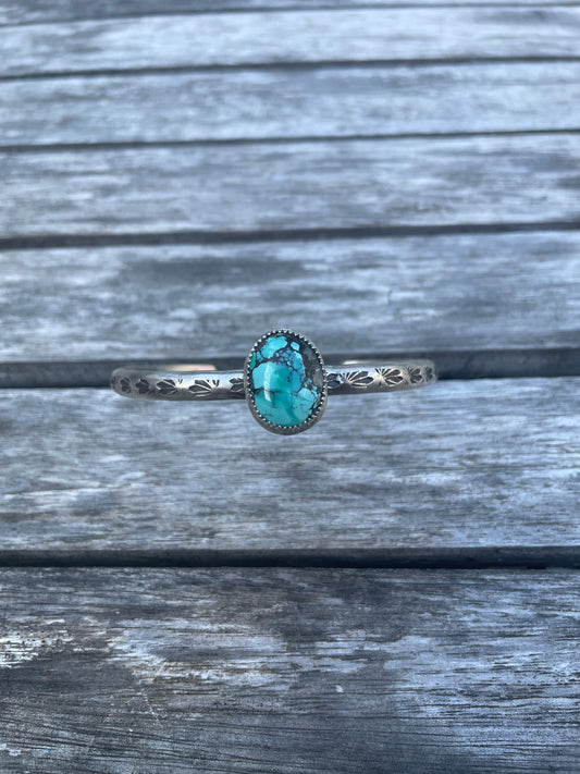 Turquoise stacker cuff