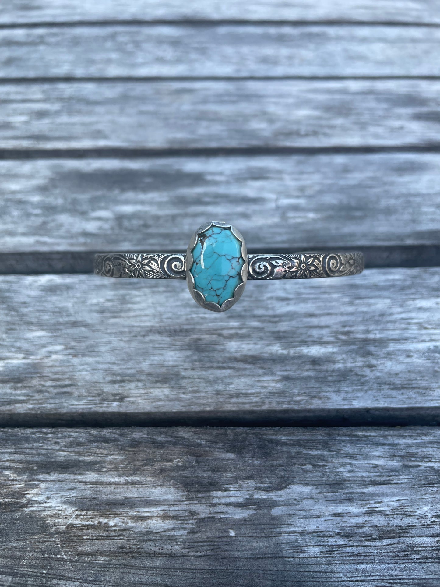 Turquoise stacker cuff