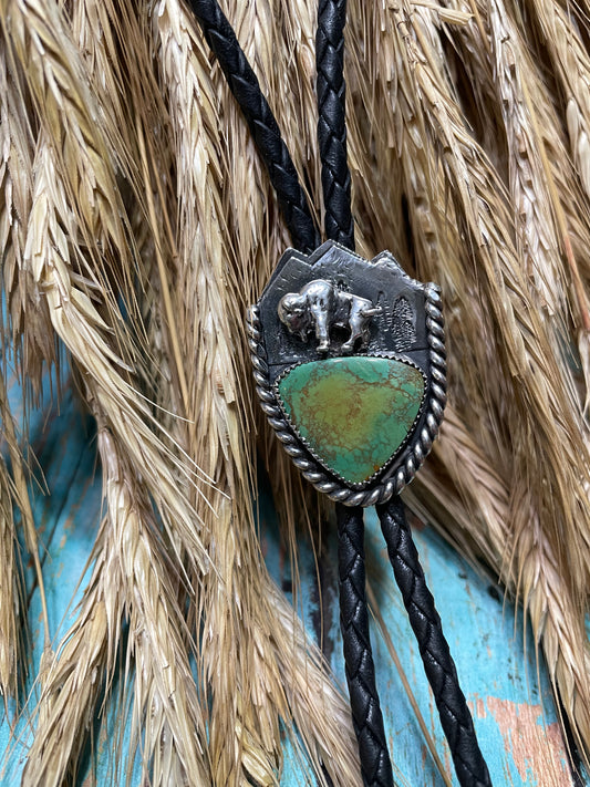 Turquoise Buffalo Bolo